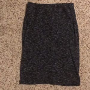 Grey Pencil Skirt